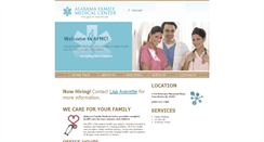 Desktop Screenshot of alabamafamilymedicalcenter.com